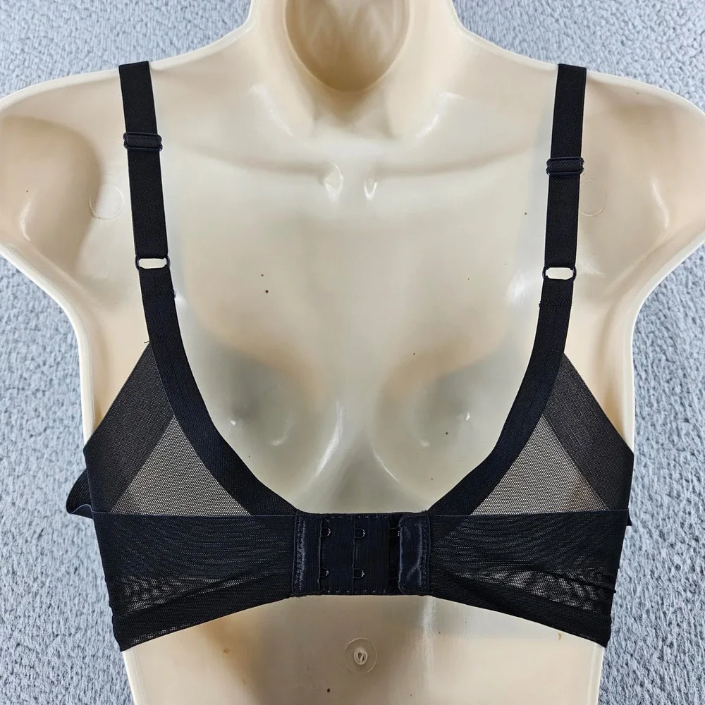Wacoal Bra 34DD Black 853281‎ Ultimate Side Smoother Underwire Full Coverage
